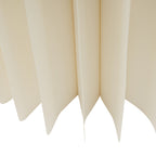 Mesa de papel efeito Sanfona 4pc - Marfim